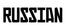 Russian Font Image