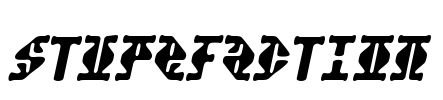 Stupefaction Font Image