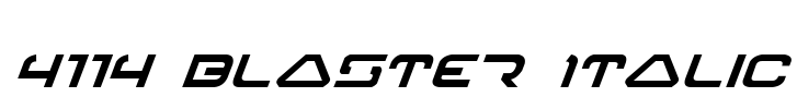 4114 Blaster Italic