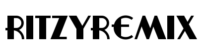RitzyRemix Font Image