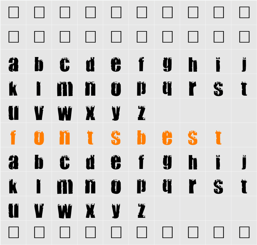 Mark Character Map