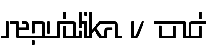 Republika V Cnd Font Image