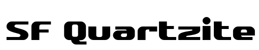 SF Quartzite Font Image