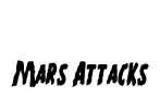 Mars Attacks Font Image
