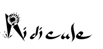 Ridicule Font Image