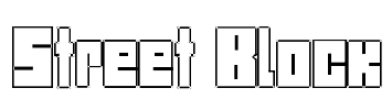 Street Block Font Image
