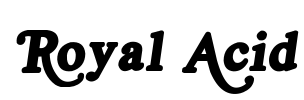 Royal Acid Font Image