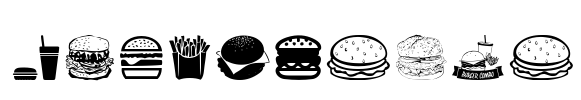 Hamburger Font Image