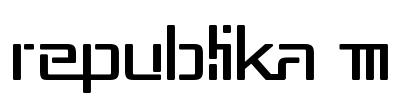 Republika III Font Image