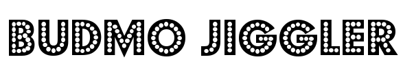 Budmo Jiggler Font Image