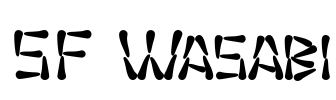 SF Wasabi Font Image