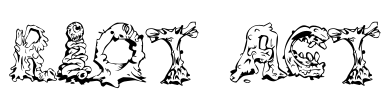 Riot Act Font Image