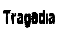 Tragedia Font Image