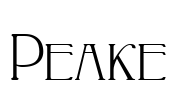 Peake Font Image