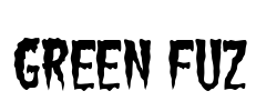 Green Fuz Font Image