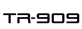 TR-909 Font Image