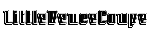 LittleDeuceCoupe Font Image