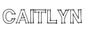 CAITLYN Font Image