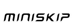 miniskip Font Image
