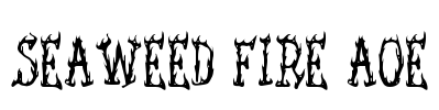 Seaweed Fire AOE Font Image