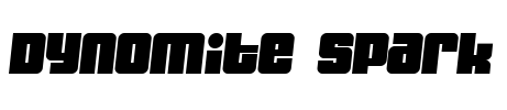 Dynomite Spark Font Image