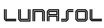 Lunasol Font Image
