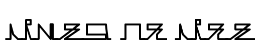 Lines of life Font Image