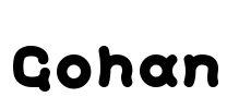 Gohan Font Image