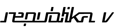Republika V Font Image