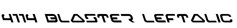4114 Blaster Leftalic