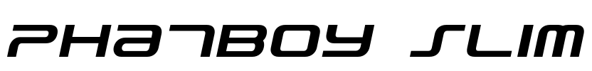 PhatBoy Slim Font Image