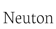 Neuton Font Image