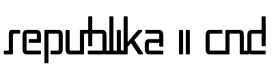 Republika II Cnd Font Image