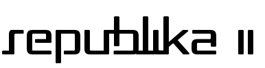 Republika II Font Image