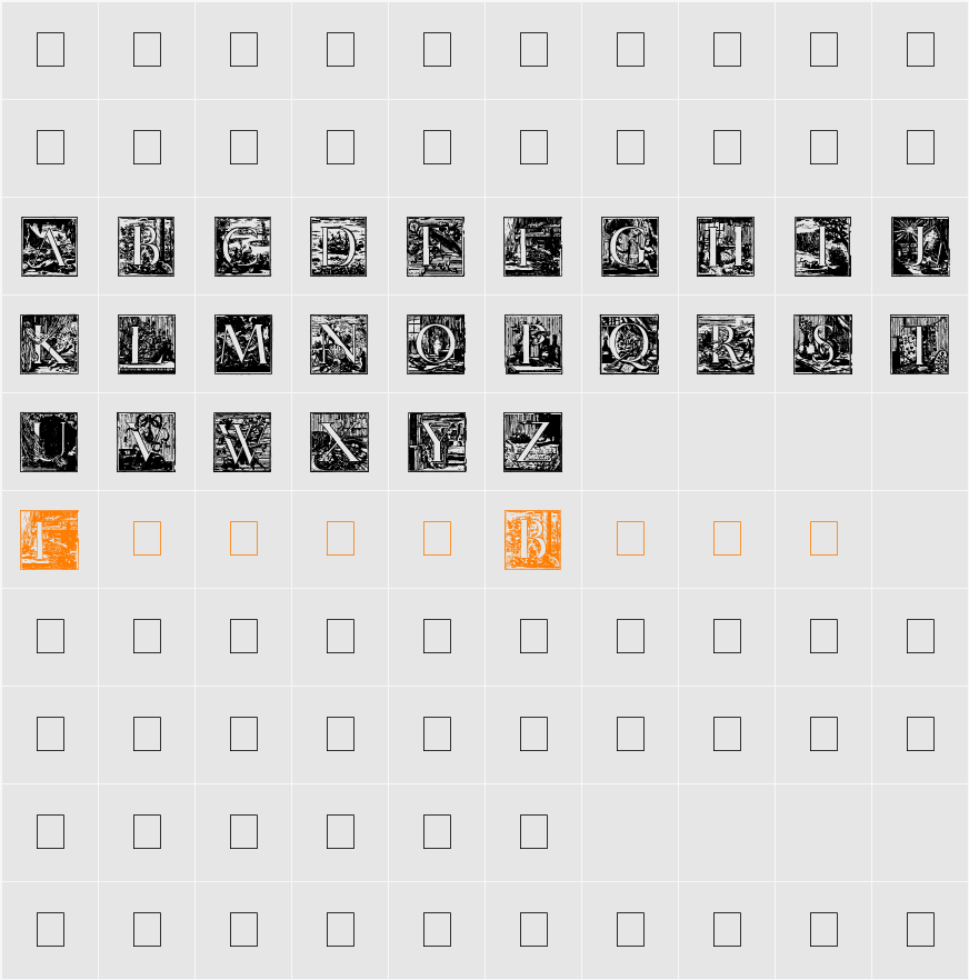 MysteriousVoyage Character Map