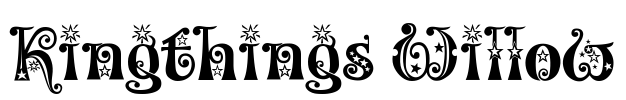 Kingthings Willow Font Image