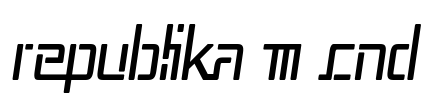 Republika III Cnd Font Image