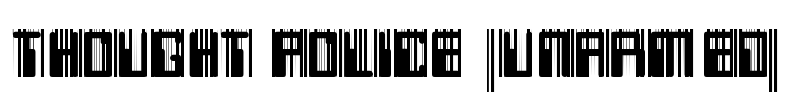 Thought Police [unarmed] Font Image