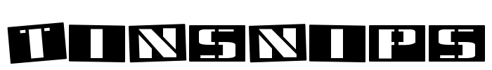 Tinsnips Font Image