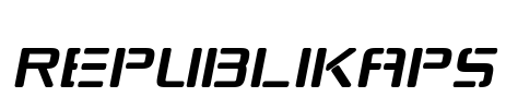 Republikaps Font Image