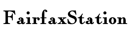 FairfaxStation Font Image