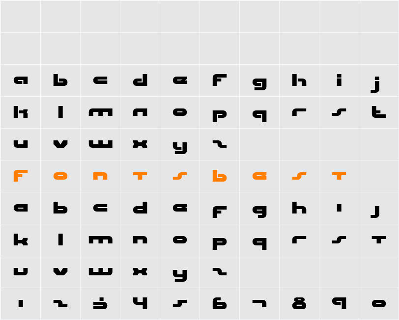 uni-sol Character Map