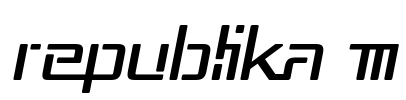 Republika III Font Image
