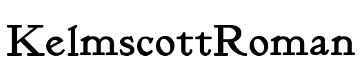 KelmscottRoman Font Image