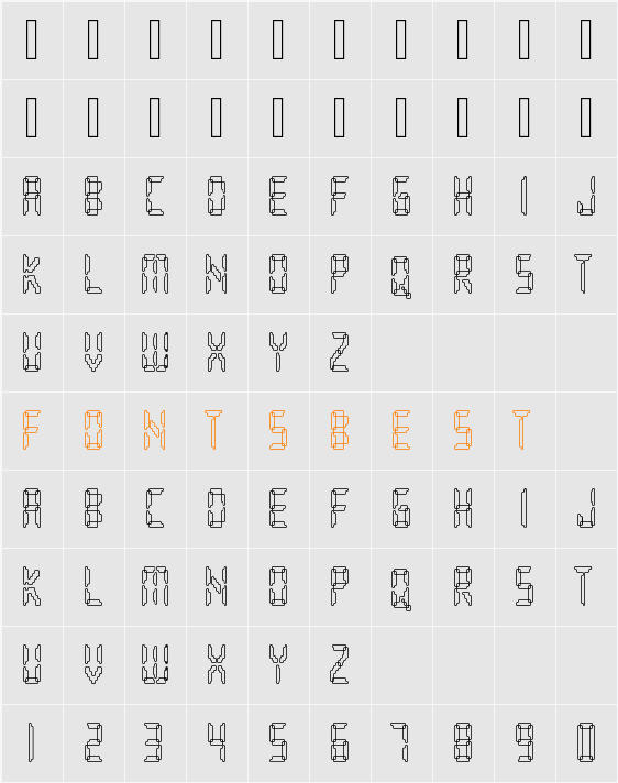 Loopy Character Map