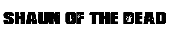 Shaun of the Dead Font Image