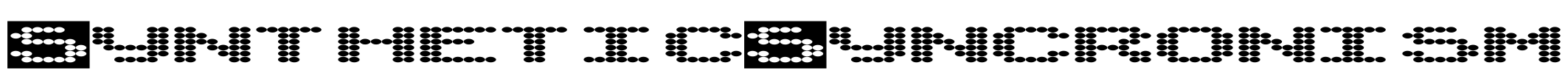 SyntheticSyncronism Font Image