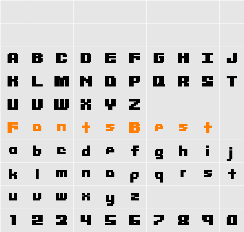 Librium Character Map