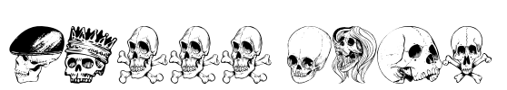 SKULL FONT