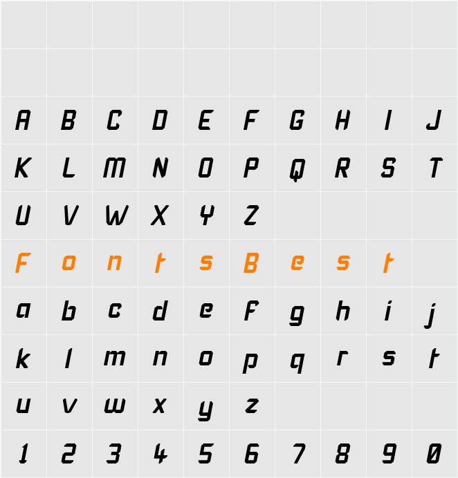 Karisma Character Map